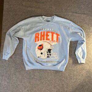 Thomas Rhett Home Team Tour 2023 Sweatshirt Light Blue Mens Large Concert Merch